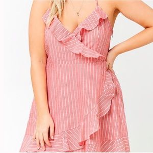 Forever 21+ Plus Size Ruffle Wrap Halter Dress